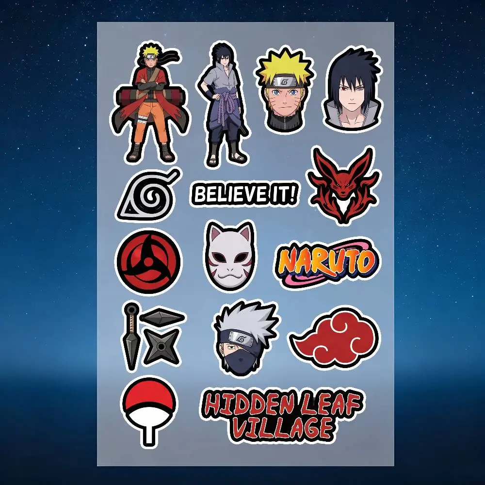 Laptop Accessories Ideas - Pegatinas de Naruto Anime Uchiha Itachi,