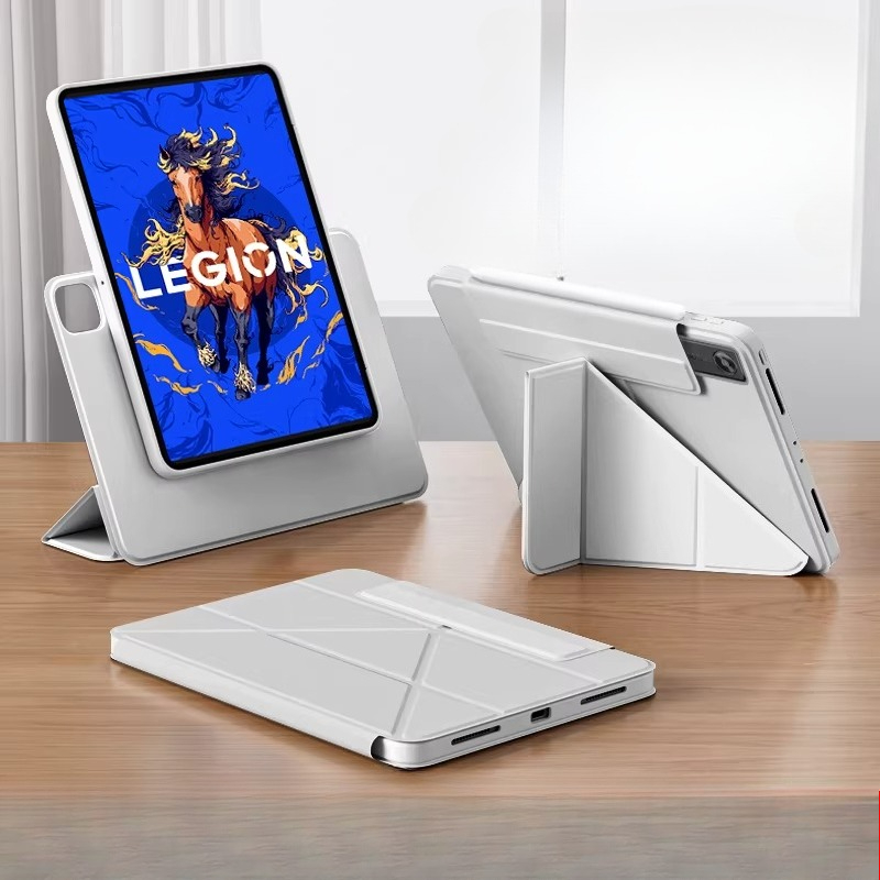Legion Laptop Accessories - Funda Transparente Magnética Desmontable y Plegable