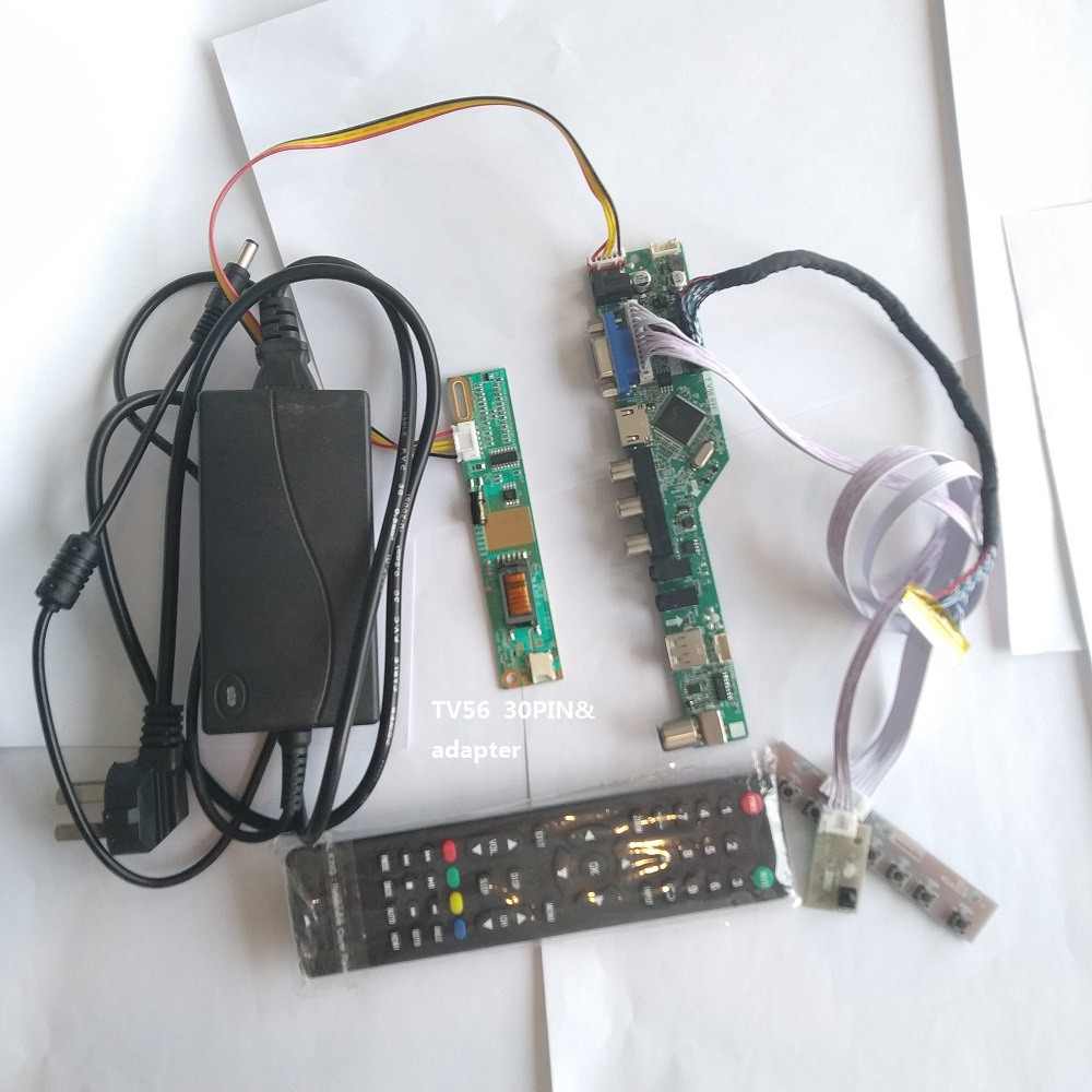 Hdmi Vga Adapter - Kit de placa controladora TV56 con