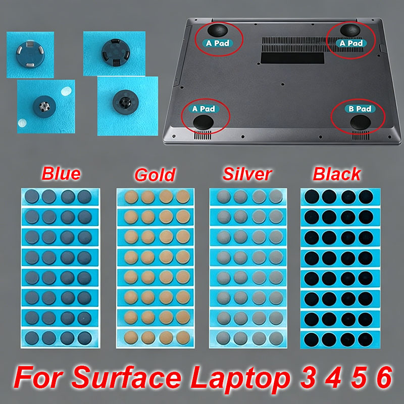 Laptop Accessories Kit - Patas de goma antideslizantes para Surface