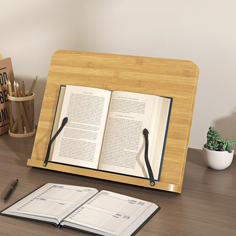 Laptop Extra Accessories - Soporte de Lectura de Madera, Soporte