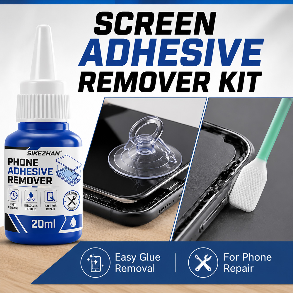 Screen Cleaning Kit - Kit Profesional para Remover Adhesivo de