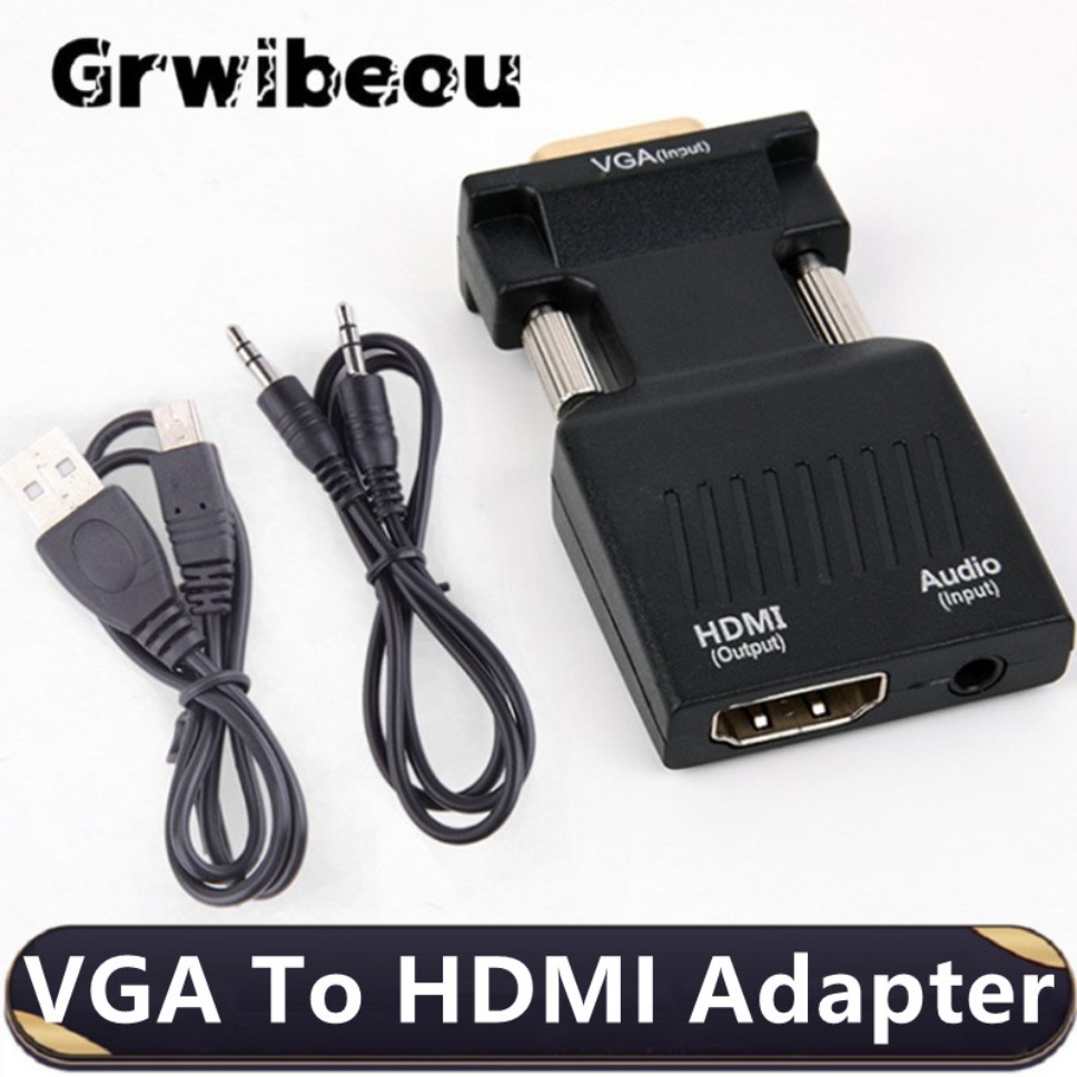 Hdmi Vga Adapter - Convertidor VGA a HDMI de 1080P