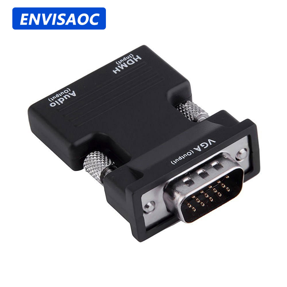 Hdmi Vga Adapter - Adaptador convertidor HDMI compatible con VGA,