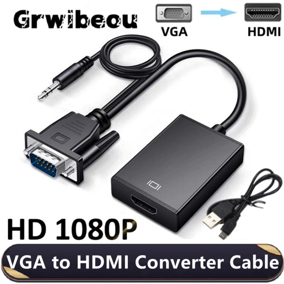 Hdmi Vga Adapter - Cable Adaptador VGA a HDMI HD