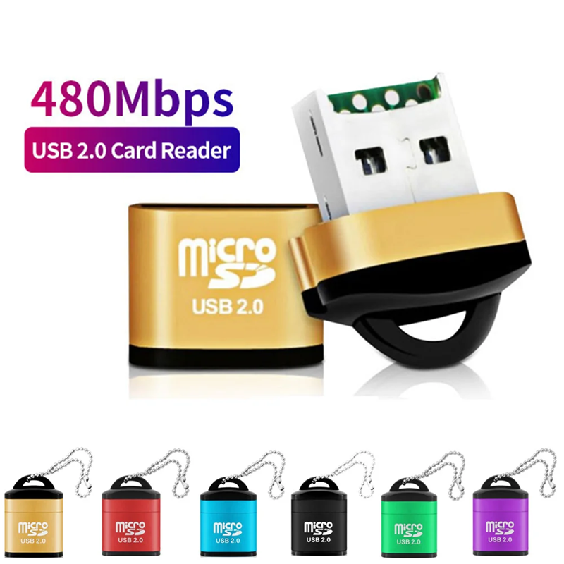 Laptop Accessories Productivity - Mini lector de tarjetas de memoria