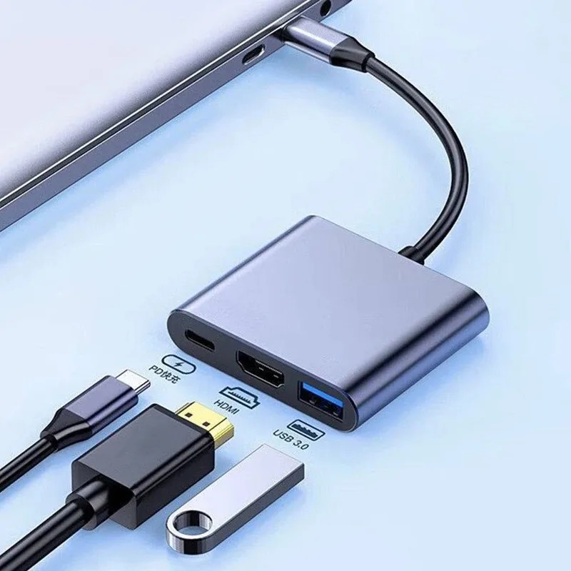 Usb C Docking Hub - USB C HUB 3 en 1