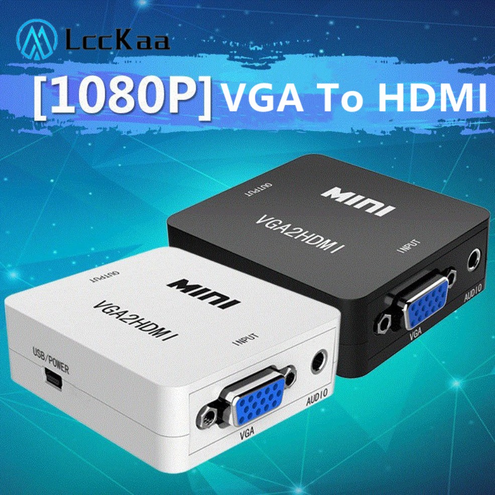 Adaptador convertidor VGA a HD - Hdmi Vga Adapter reseña y precio