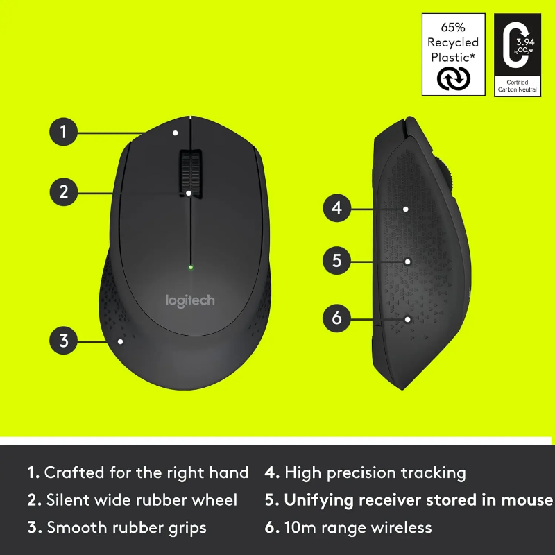 Ratón inalámbrico Logitech M28 - Laptop Accessories Productivity reseña y precio