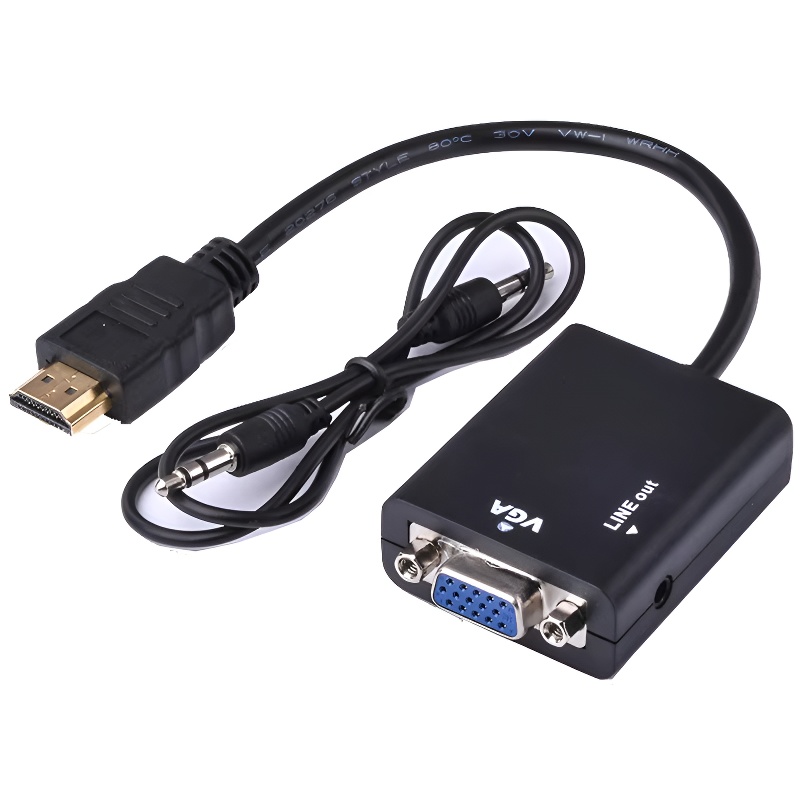 Compatible con HDMI a VGA con  - Hdmi Vga Adapter reseña y precio