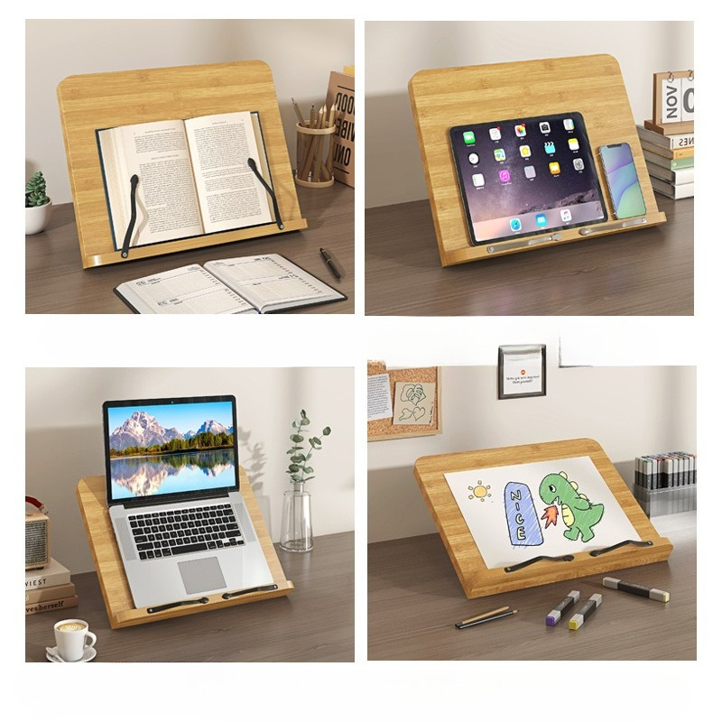 Soporte de Lectura de Madera,  - Laptop Extra Accessories reseña y precio