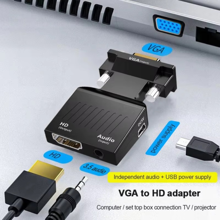 Convertidor compatible con VGA - Hdmi Vga Adapter reseña y precio