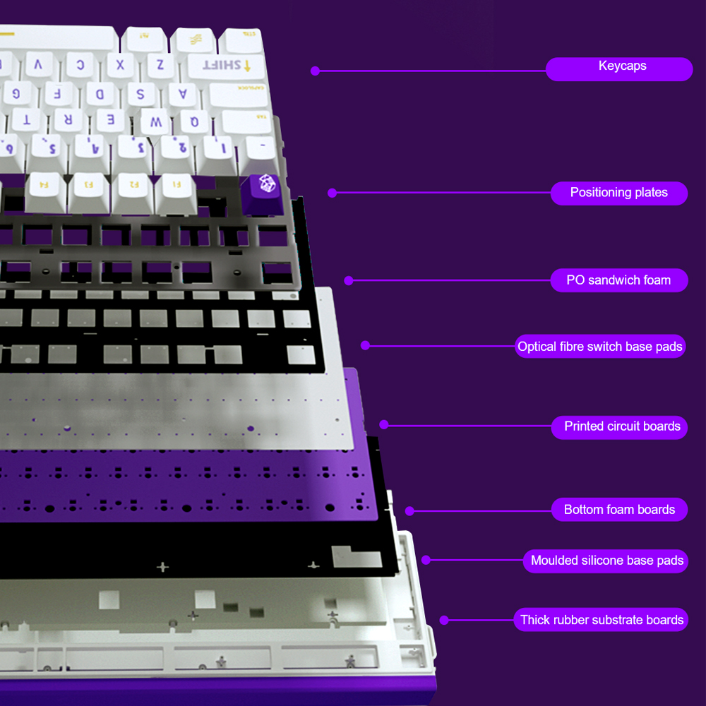 AULA HERO99-Teclado mecánico c - Laptop Accessories Productivity reseña y precio
