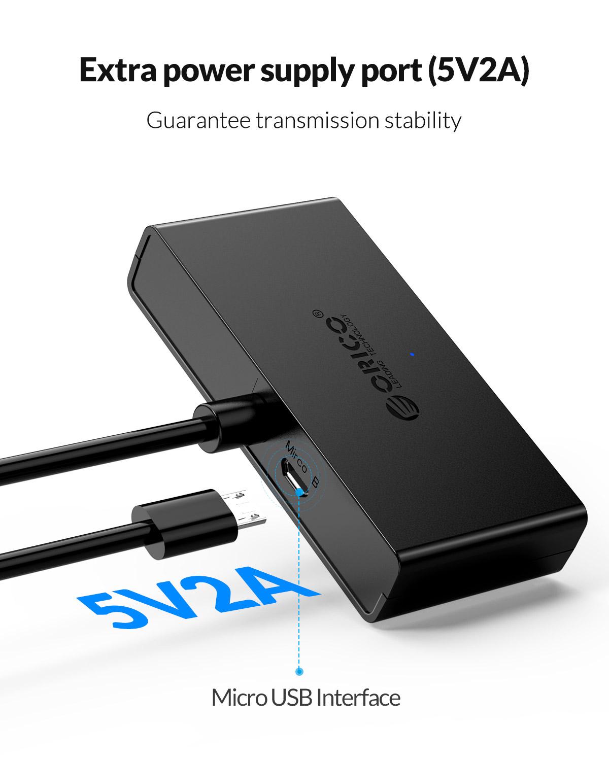 ORICO Hub USB de 4 puertos, di - Laptop Accessories Ideas reseña y precio