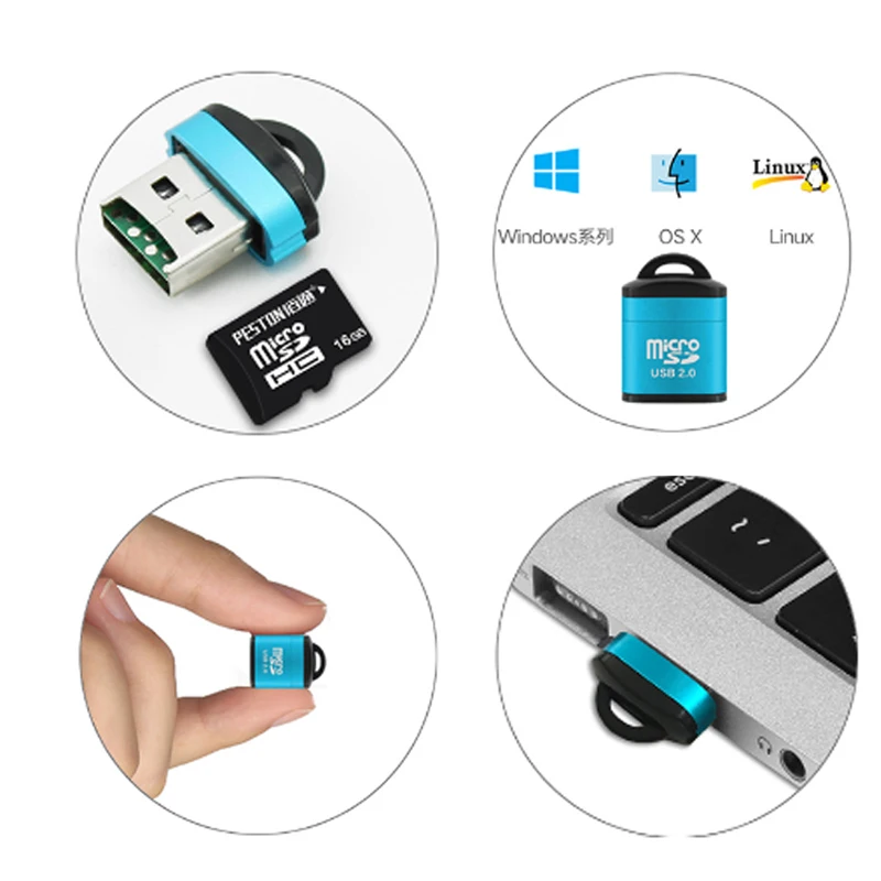 Mini lector de tarjetas de mem - Laptop Accessories Productivity reseña y precio