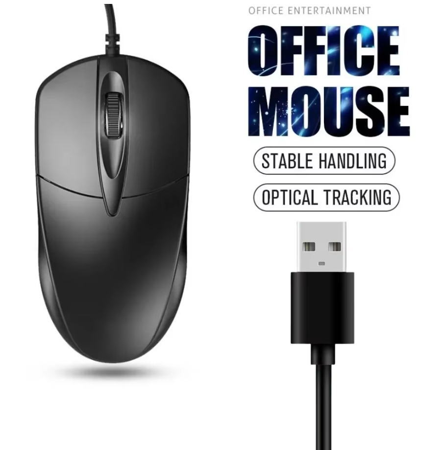 Ratón óptico USB con cable par - Laptop Accessories Productivity reseña y precio