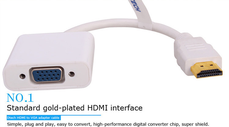3 uds DTECH venta directa de f - Hdmi Vga Adapter reseña y precio