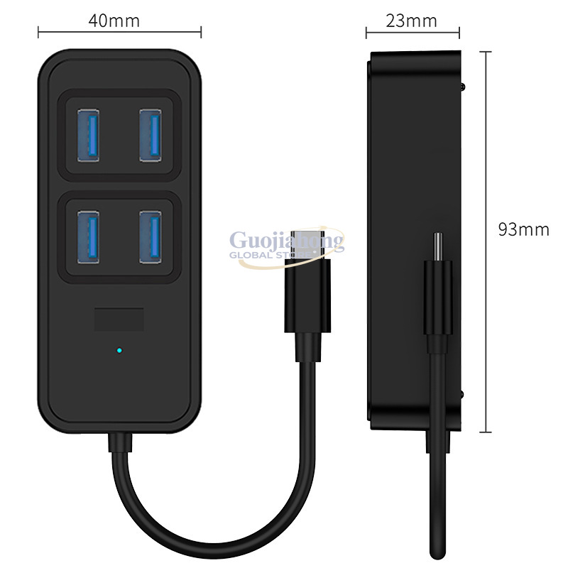 Hub USB 3.0 transfronterizo, a - Usb C Docking Hub reseña y precio