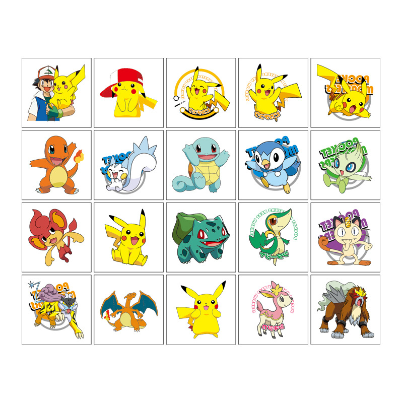 5*5 cm 20 piezas Pokemon Pikac - Laptop Accessories Kit reseña y precio