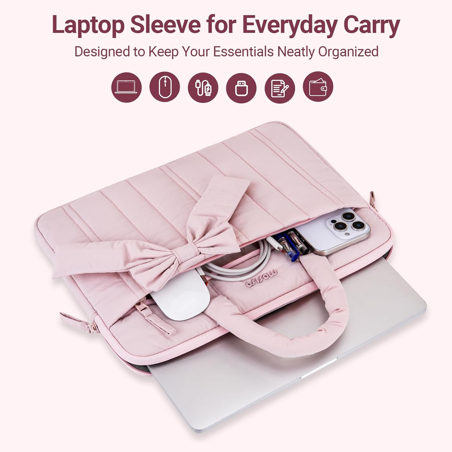 Funda para portátil de 13, 13. - Laptop Accessories Organizer Bag reseña y precio