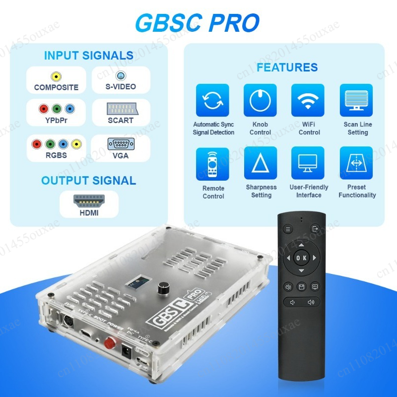 Convertidor de Señal GBSC RGBS - Hdmi Vga Adapter reseña y precio