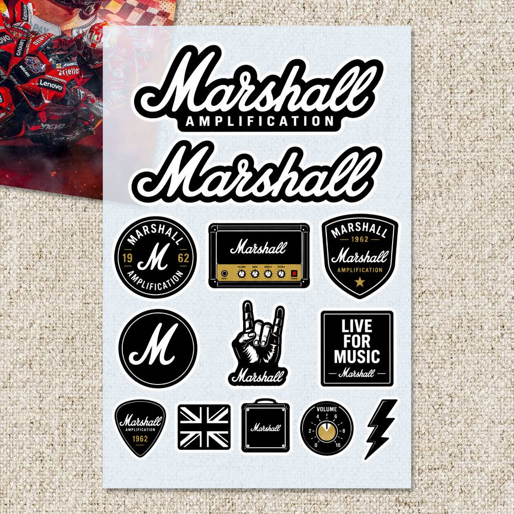 Pegatinas M-arshall para Moto, - Laptop Accessories Ideas reseña y precio