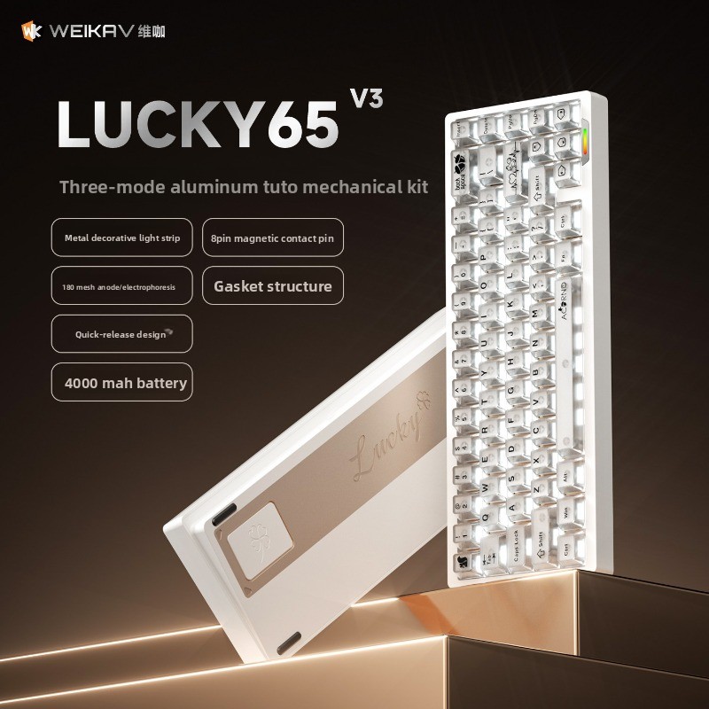 WEIKAV Lucky65 V3 Teclado mecá - Laptop Accessories Productivity reseña y precio
