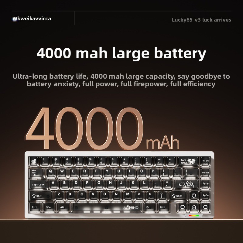 WEIKAV Lucky65 V3 Teclado mecá - Laptop Accessories Productivity reseña y precio
